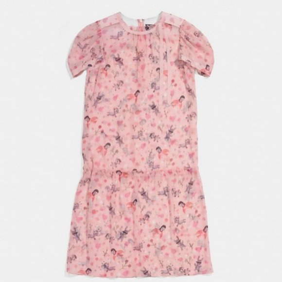 Coach RARE Gary Baseman Cartoon Covered Dress - Picture 7 of 15